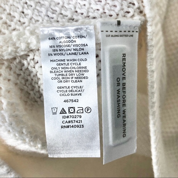 LOFT | Cable Knit Trim Stitchy Sweater Large - Picture 5 of 5